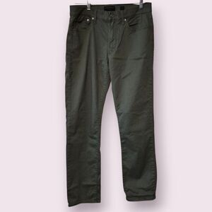 Lucky Brand Straight Leg Men's Pants Khaki Olive Green 33" x 32" | EUC